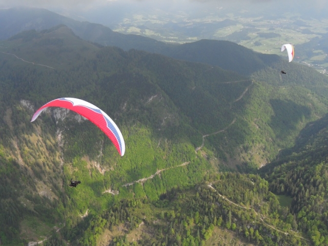  Paragliders on the horizon 